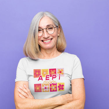 New! AEPi Blooming Proud Mom Short Sleeve Tee