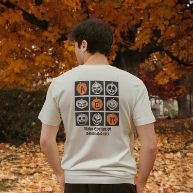 New! AEPi Jack-O-Letter Tee