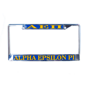 AEPi License Plate Frame