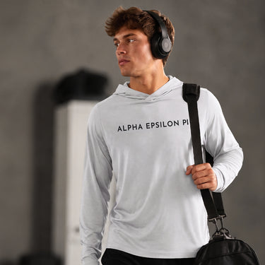 Alpha Epsilon Pi Fraternity Cutter & Buck Lightweight Performance Hoodie.