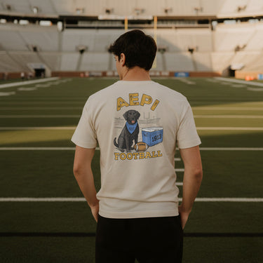 Alpha Epsilon Pi fraternity merch, Comfort Colors Linebacker Lab Short Sleeve Tee.
