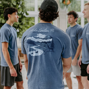 Alpha Epsilon Pi  fraternity merch, Comfort Colors Tradition Runs Deep Short Sleeve Tee.