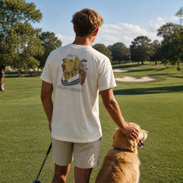 New! AEPi Country Club Retriever Short Sleeve Tee