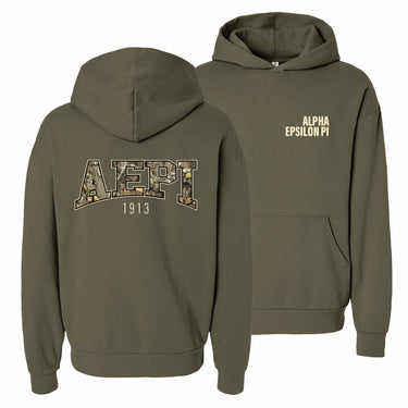 New! AEPi Tactical Camo Hoodie