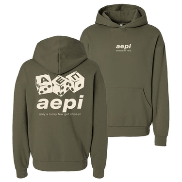 New! AEPi Lucky Roll Graphic Hoodie