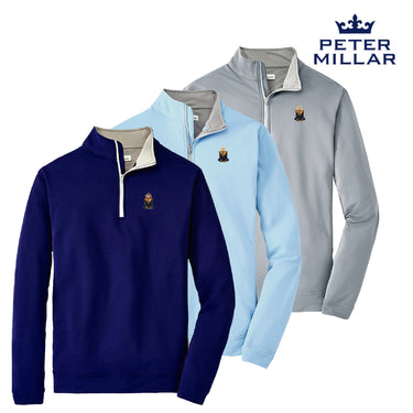 New! AEPi  Peter Millar Perth Stretch Quarter Zip