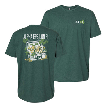 Green Alpha Epsilon Pi St.Patrick's t-shirt