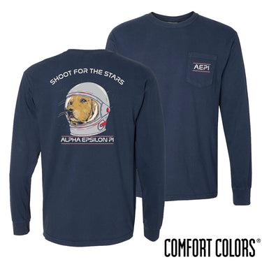 AEPi Astronaut Retriever Long Sleeve Tee