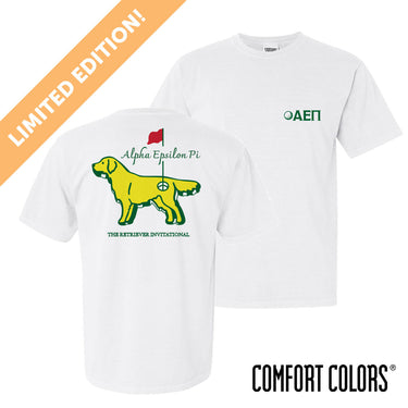 New! AEPi The Retriever Invitational Short Sleeve Tee Alpha Epsilon Pi