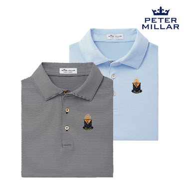 New! AEPi  Peter Millar Jubilee Striped Polo