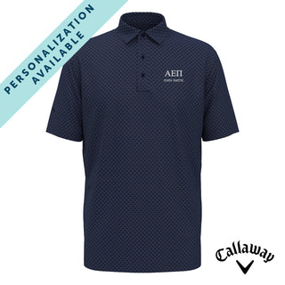 AEPi Callaway Chevron Patterned Polo Alpha Epsilon Pi