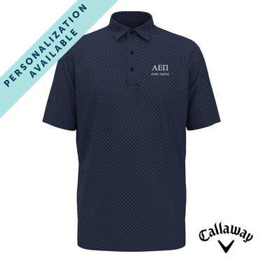 AEPi Callaway Chevron Patterned Polo Alpha Epsilon Pi