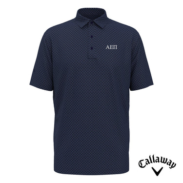 AEPi Callaway Chevron Patterned Polo Alpha Epsilon Pi