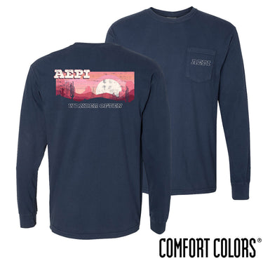 AEPi Wander Often Long Sleeve Pocket Tee