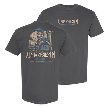Greek warrior t-shirt with fraternity design