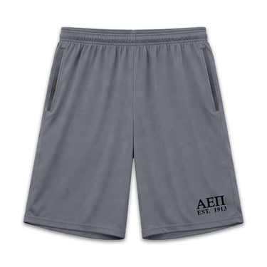 AEPi 7in Grey Pocketed Shorts