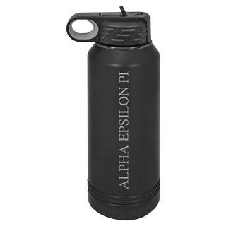 AEPi Black Water Bottle