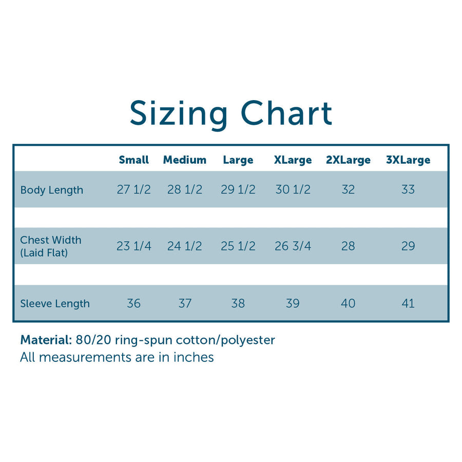 Comfort Colors Size Chart