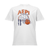 White Printed T-shirt Front