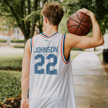 AEPi Retro Block Basketball Jersey | Alpha Epsilon Pi | Shirts > Jerseys