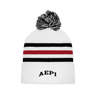 CHICAGO WHITE Beanie Front