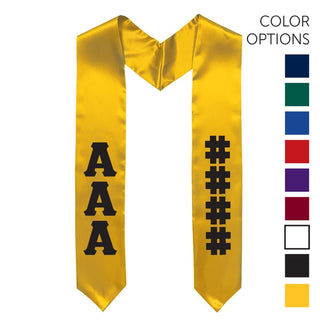 AEPi Pick Your Own Colors Graduation Stole | Alpha Epsilon Pi | Apparel > Stoles