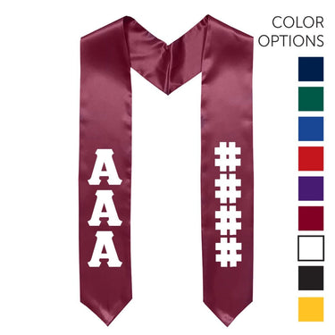 AEPi Pick Your Own Colors Graduation Stole | Alpha Epsilon Pi | Apparel > Stoles
