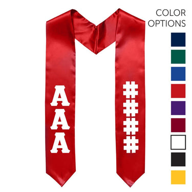 AEPi Pick Your Own Colors Graduation Stole | Alpha Epsilon Pi | Apparel > Stoles