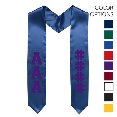 AEPi Pick Your Own Colors Graduation Stole | Alpha Epsilon Pi | Apparel > Stoles