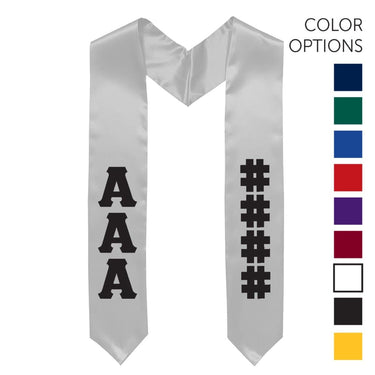 AEPi Pick Your Own Colors Graduation Stole | Alpha Epsilon Pi | Apparel > Stoles