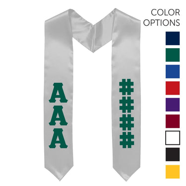 AEPi Pick Your Own Colors Graduation Stole | Alpha Epsilon Pi | Apparel > Stoles