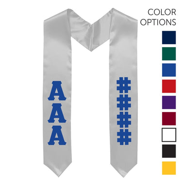 AEPi Pick Your Own Colors Graduation Stole | Alpha Epsilon Pi | Apparel > Stoles