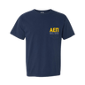 True Navy Printed Premium T-Shirt Front