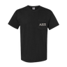 Black Printed Premium T-Shirt Front